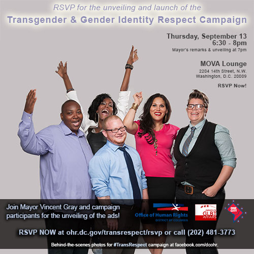 Transgender & Gender Identity Campaign Invite
