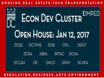 Econ Dev Cluster Open House: Jan 12, 2017